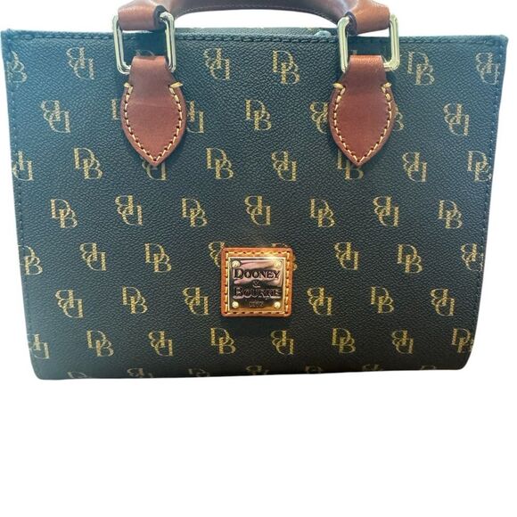 Dooney & Bourke Handbags - Dooney & Bourke Gretta Cotton Mini Janie Satchel. Brown T’More NWT